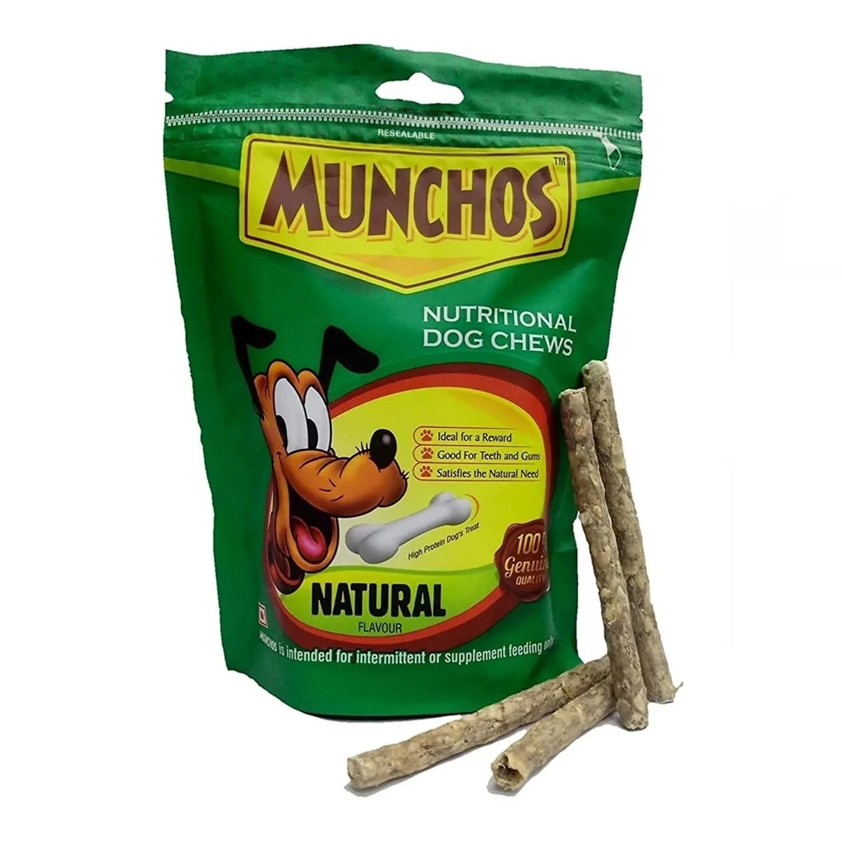 MUNCHOS Dog Treat Sticks, Beef, 450 g