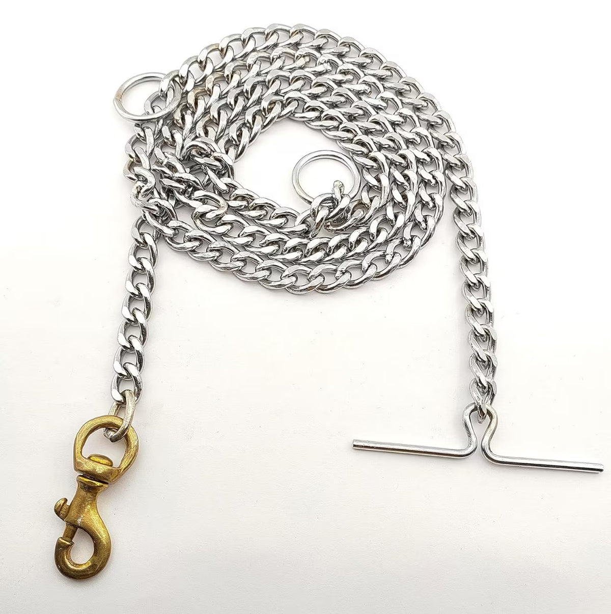 MUNCHOS Grinding Stainless Steel Chain With Strong Metal Hook 6*NO ( Small )