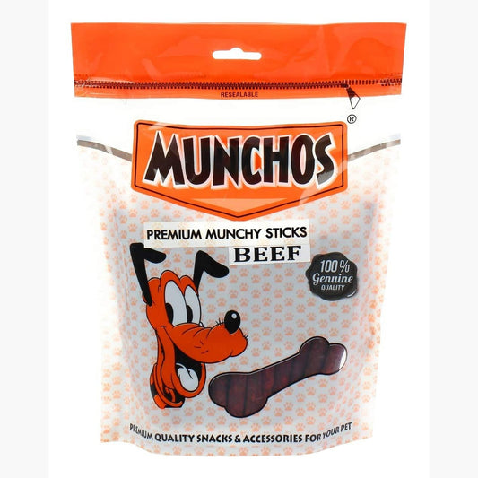 MUNCHOS Premium Munchies Stick for Dogs (Beef 500gm Pack)