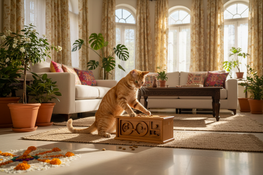 Indoor cat enrichment India