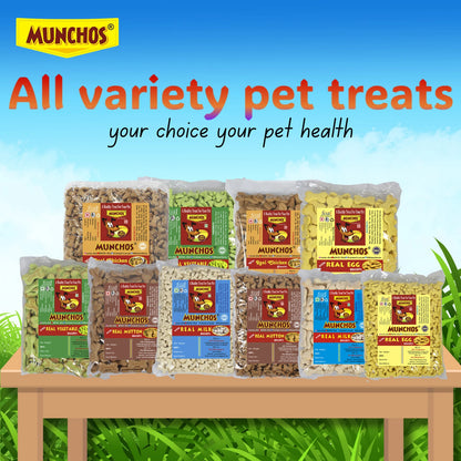 MUNCHOS Dog Adult Milk Biscuits, Combo Offer 2KG (1KG+1KG), High Protein Treats for All Breeds MUNCHOS