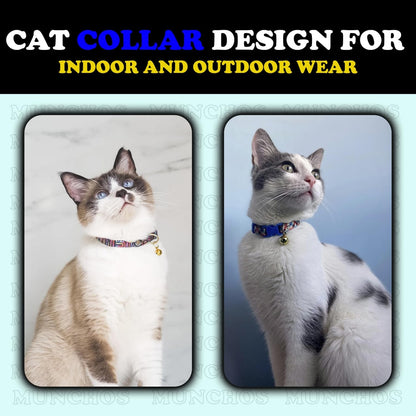Adjustable Puppy and Cat Collars with Safety Buckles