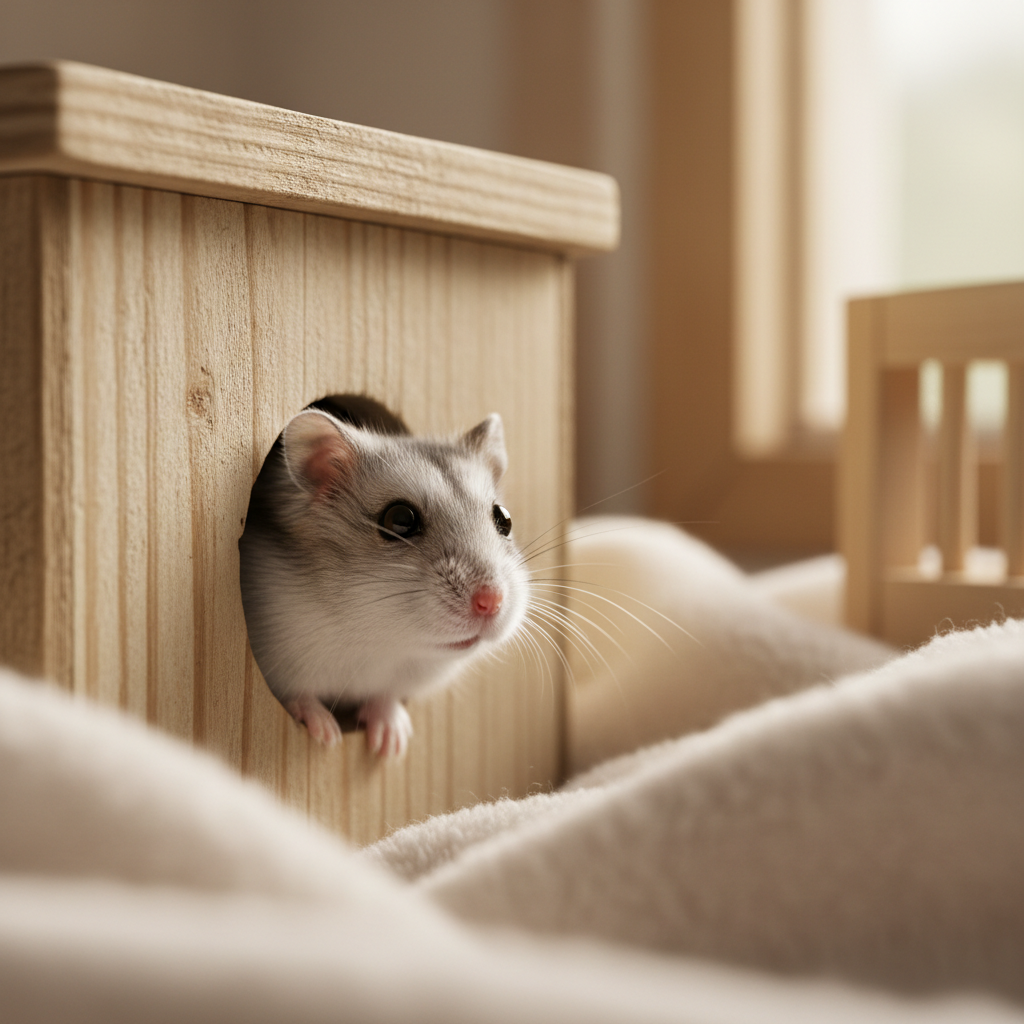 Hamster Peeking