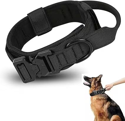 MUNCHOS Adjustable Nylon Clip Dog Collar
