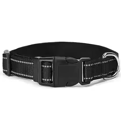 MUNCHOS Adjustable Nylon Clip Dog Collar