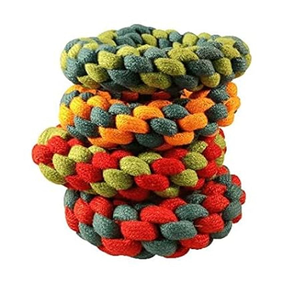 MUNCHOS Attractive Hard Ring Rope Dog Toy, Large