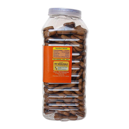 MUNCHOS Dog Biscuits, Chicken Flavor, 1 kg Jar