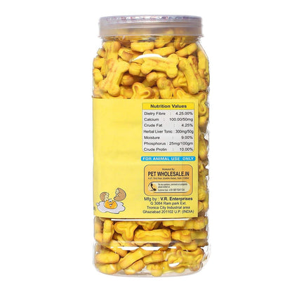 MUNCHOS Dog Biscuits, Egg Flavor, 1 kg Jar