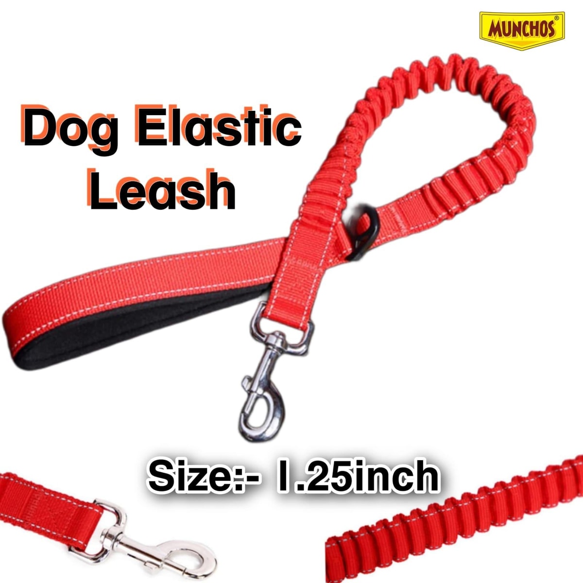 MUNCHOS Dog Heavy Elastic Adjustable Rope Large Dog
