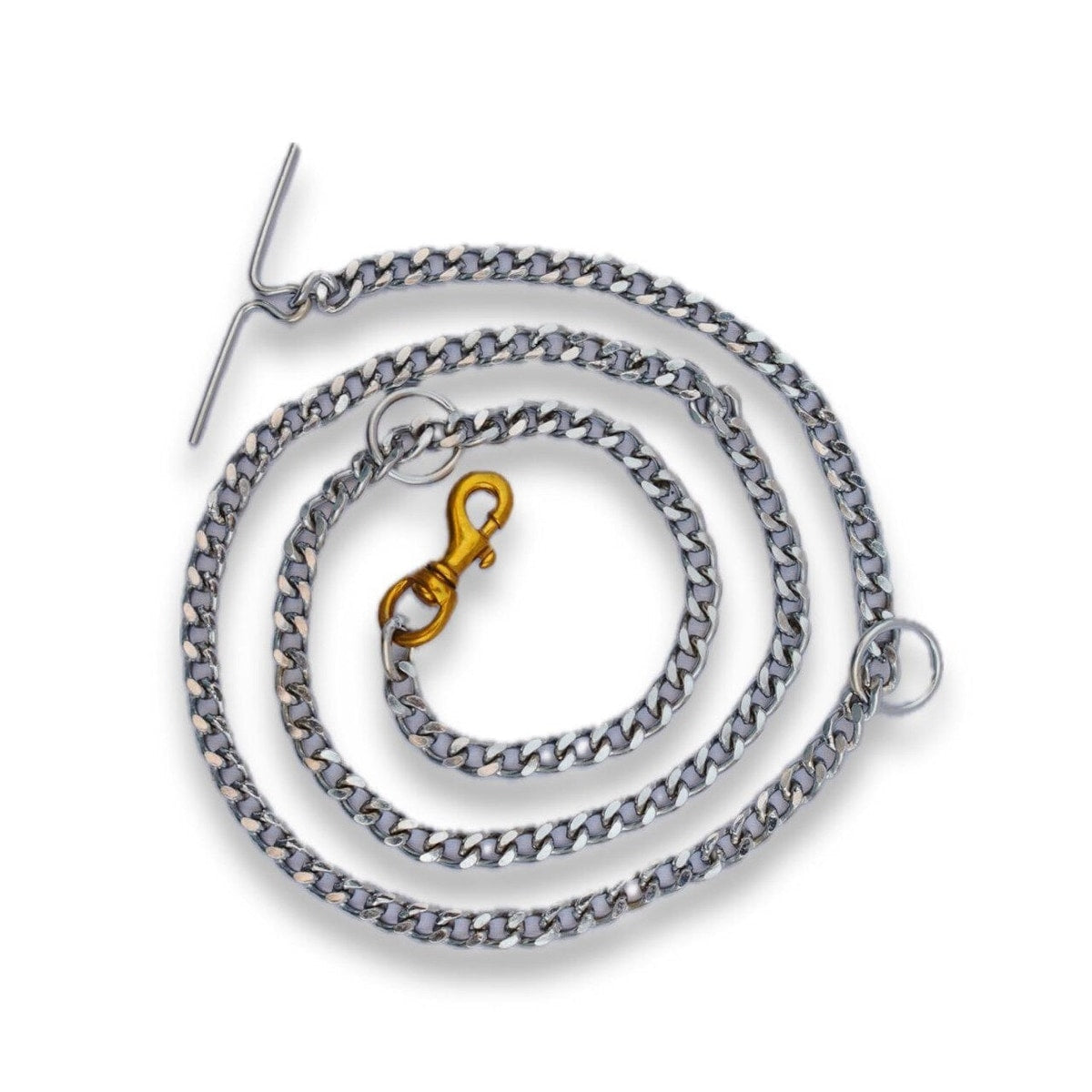 MUNCHOS Grinding Stainless Steel Chain With Strong Metal Hook 10*NO (Large)