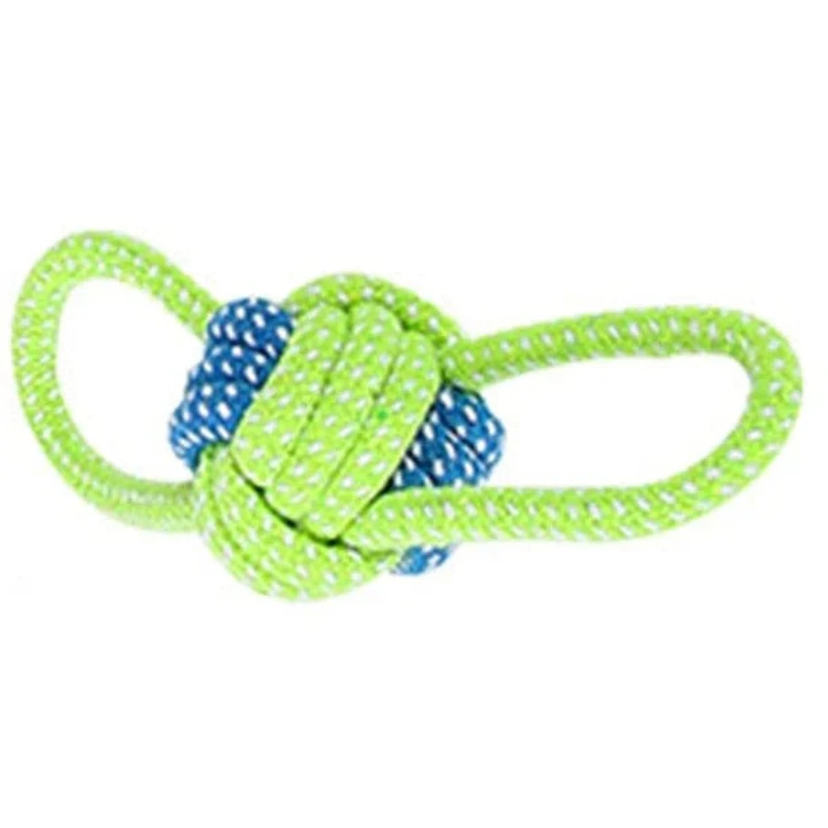 MUNCHOS Hard DNA Double Handle Rope Dog Toy, Medium