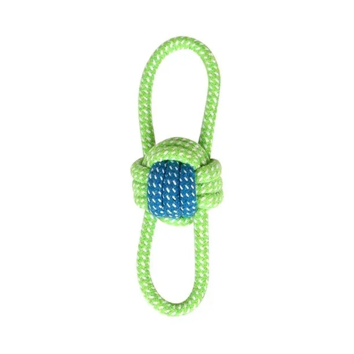 MUNCHOS Hard DNA Double Handle Rope Dog Toy, Medium