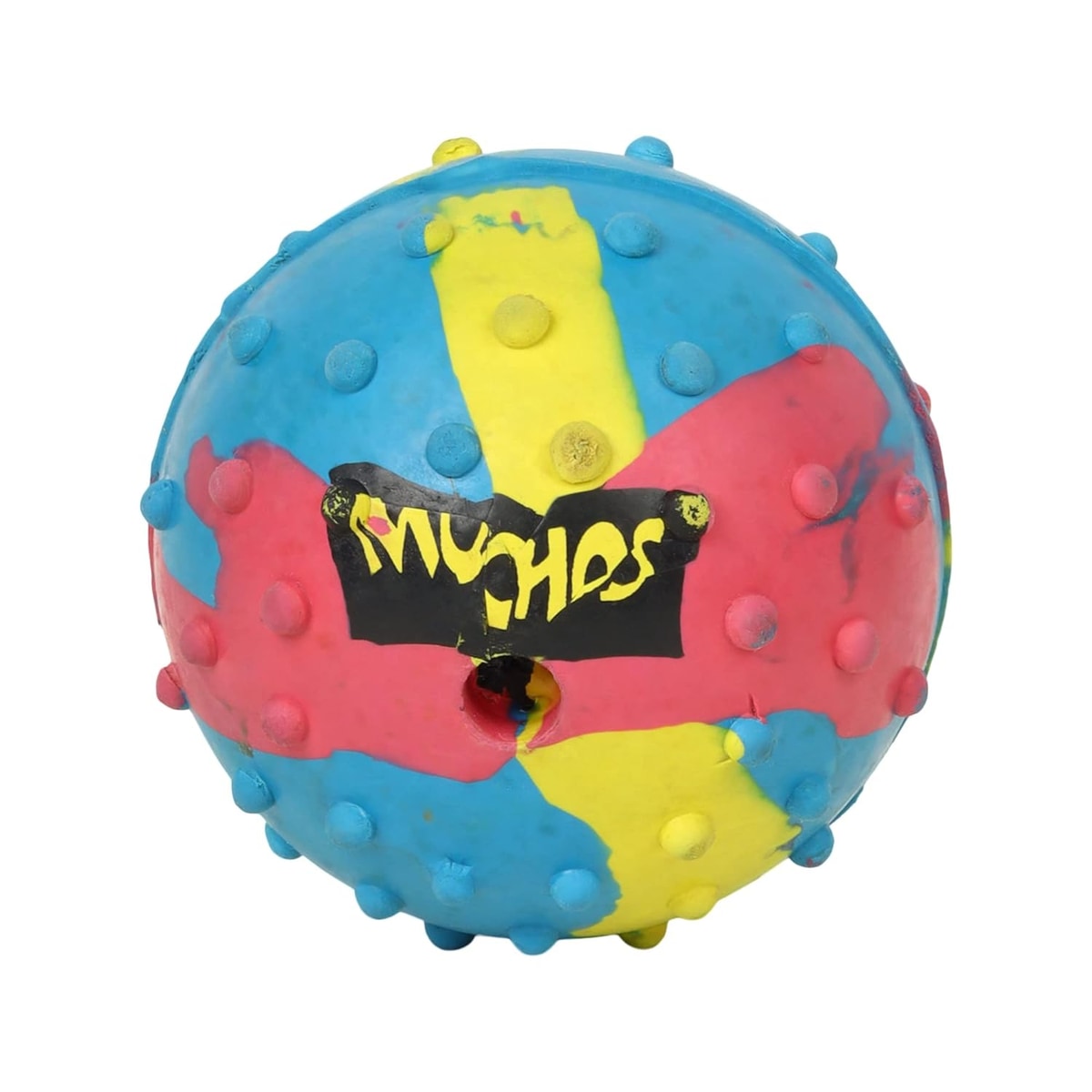 MUNCHOS Hard Rubber Ball Toy For Large Dogs