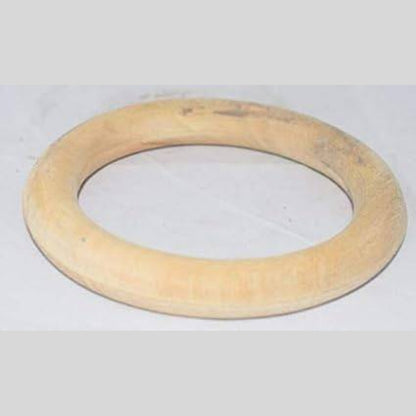 MUNCHOS High Quality Hard Wooden Ring Shape Dog Toy, Medium