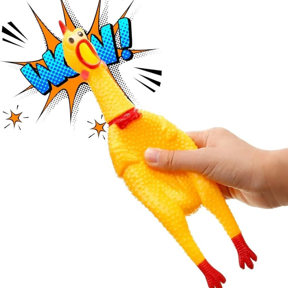 MUNCHOS High Quality Rubber Chicken Squeaky Toys for Dogs