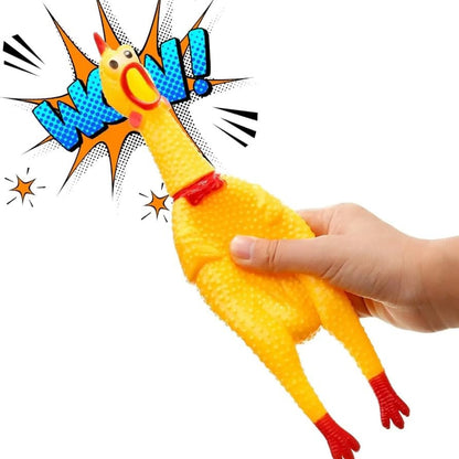 MUNCHOS High Quality Rubber Chicken Squeaky Toys for Dogs