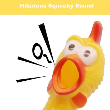 MUNCHOS High Quality Rubber Chicken Squeaky Toys for Dogs