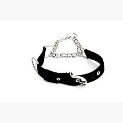 MUNCHOS Nylon Half Chain Dog Chock Collar