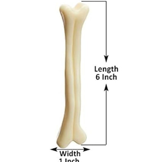 MUNCHOS Nylon Teether Hard Bone Dog Toy, Small