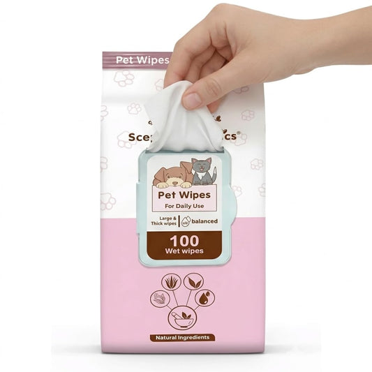 MUNCHOS Pet Grooming Wet Wipes for Dogs and Cats