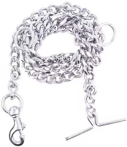 MUNCHOS Pet Stainless Steel Chain With Strong Metal Hook 8*NO (Medium )
