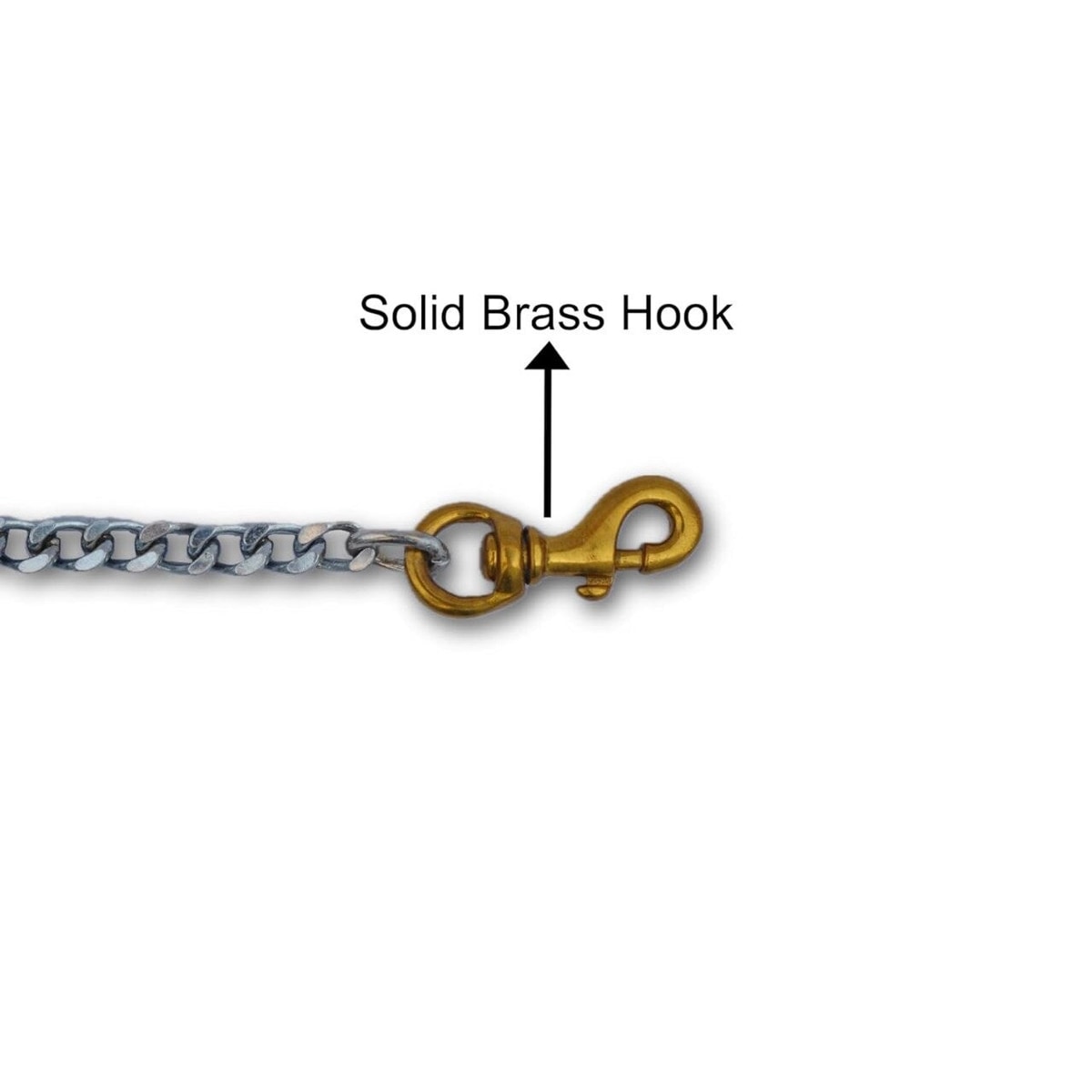 MUNCHOS Pet Stainless Steel Chain With Strong Metal Hook 8*NO (Medium )