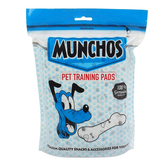 MUNCHOS Premium Day & Night 4 Layered Pet Training Pads (5pcs Pack(Size - 60x45cm))
