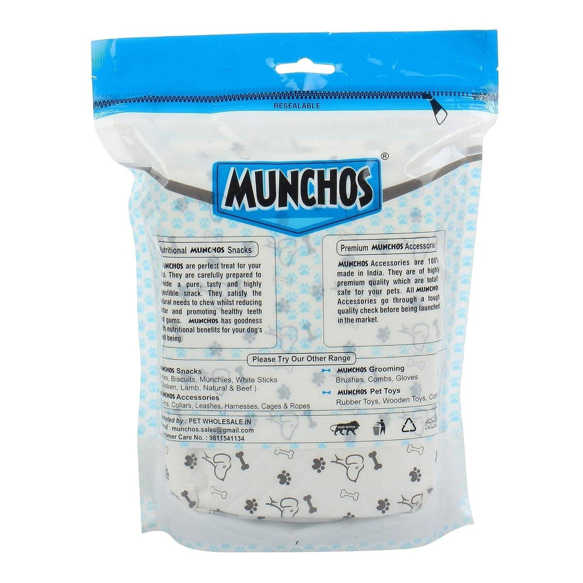 MUNCHOS Premium Day & Night 4 Layered Pet Training Pads (5pcs Pack(Size - 60x45cm))