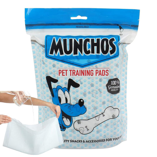MUNCHOS Premium Day & Night 4 Layered Pet Training Pads (5pcs Pack(Size - 60x45cm))