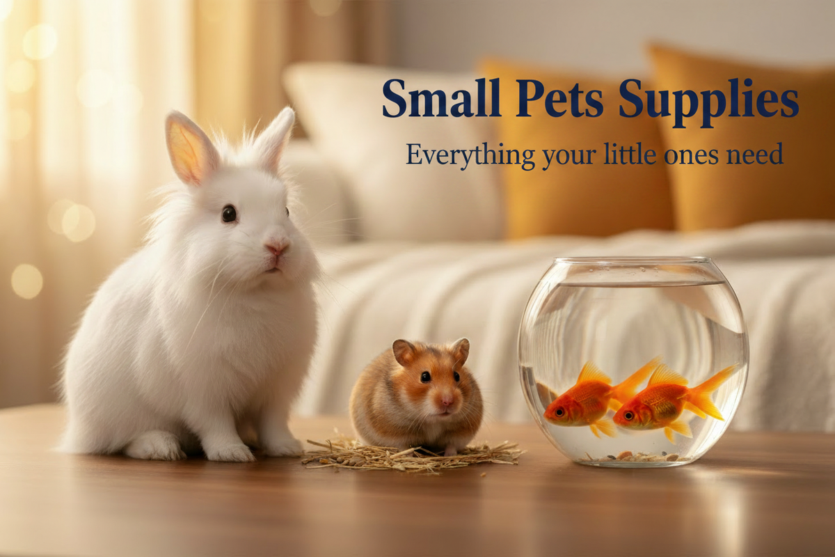 Small Pets Banner - Text Top Right